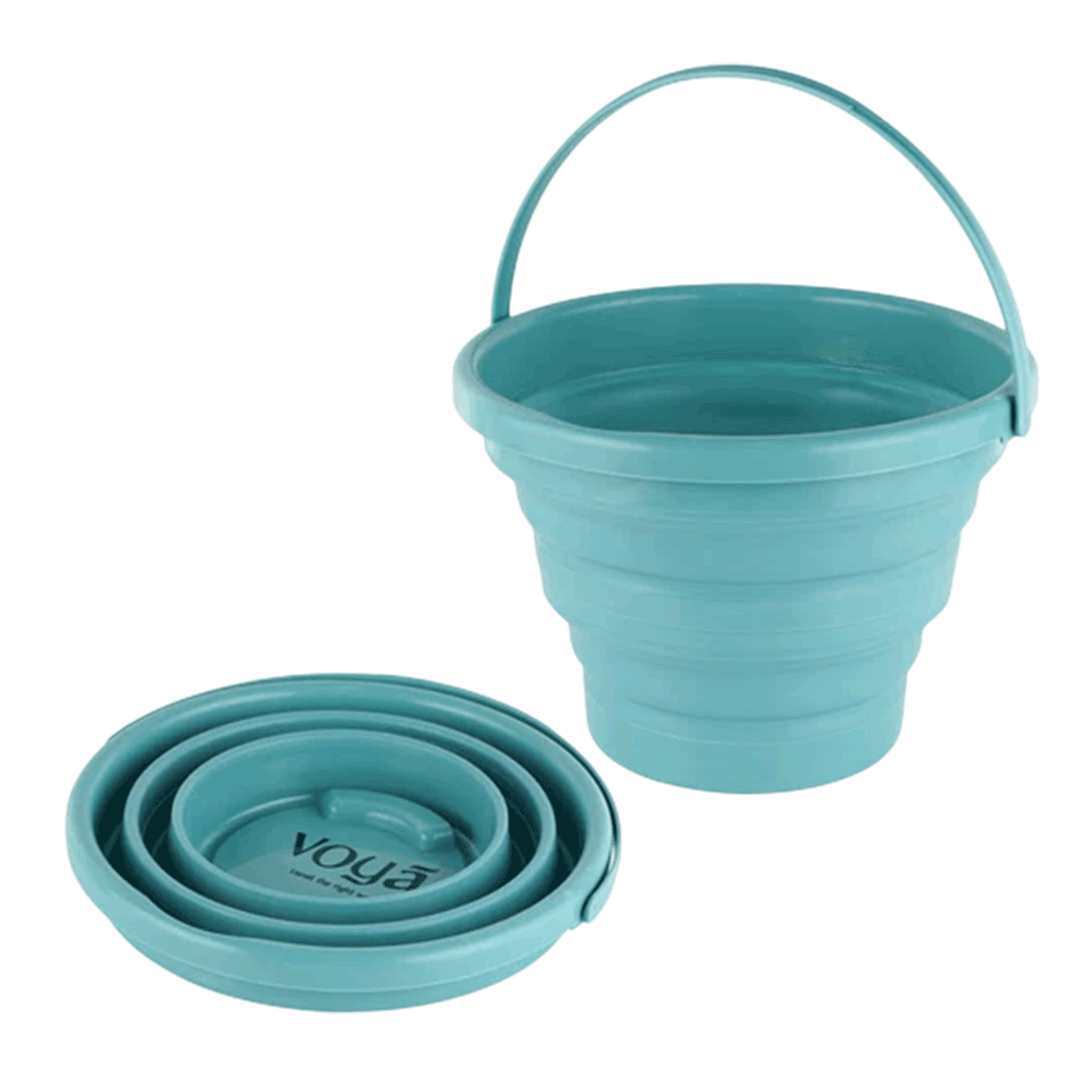 Voya 10L Folding Bucket - Green
