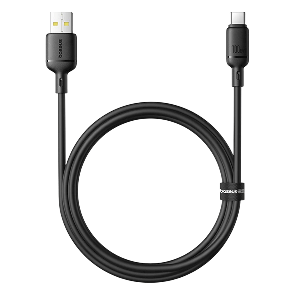 Baseus Silky Fast Charging Cable Usb-A To Ip 2M - Cluster Black
