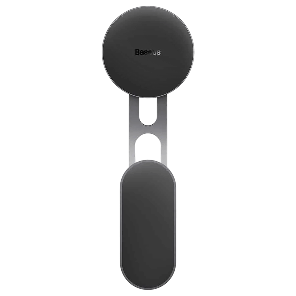 [KWP02011] Baseus T-Space Series Folding Metal Car Mount Magnetic Phone Holder - Frost Silver