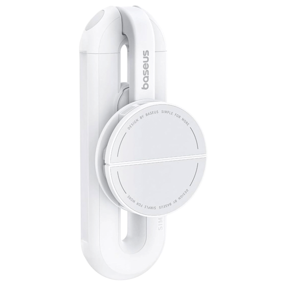 [KWP02014] Baseus Techshot Dual-Support Phone Selfie Stick - Moon White