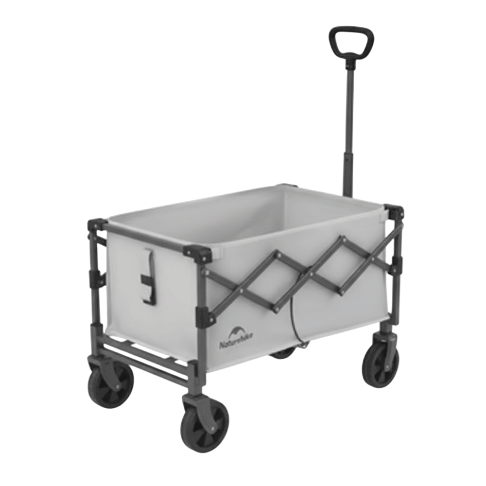 Naturehike Lightweight Folding Trolley - Smoke Gray (70L)