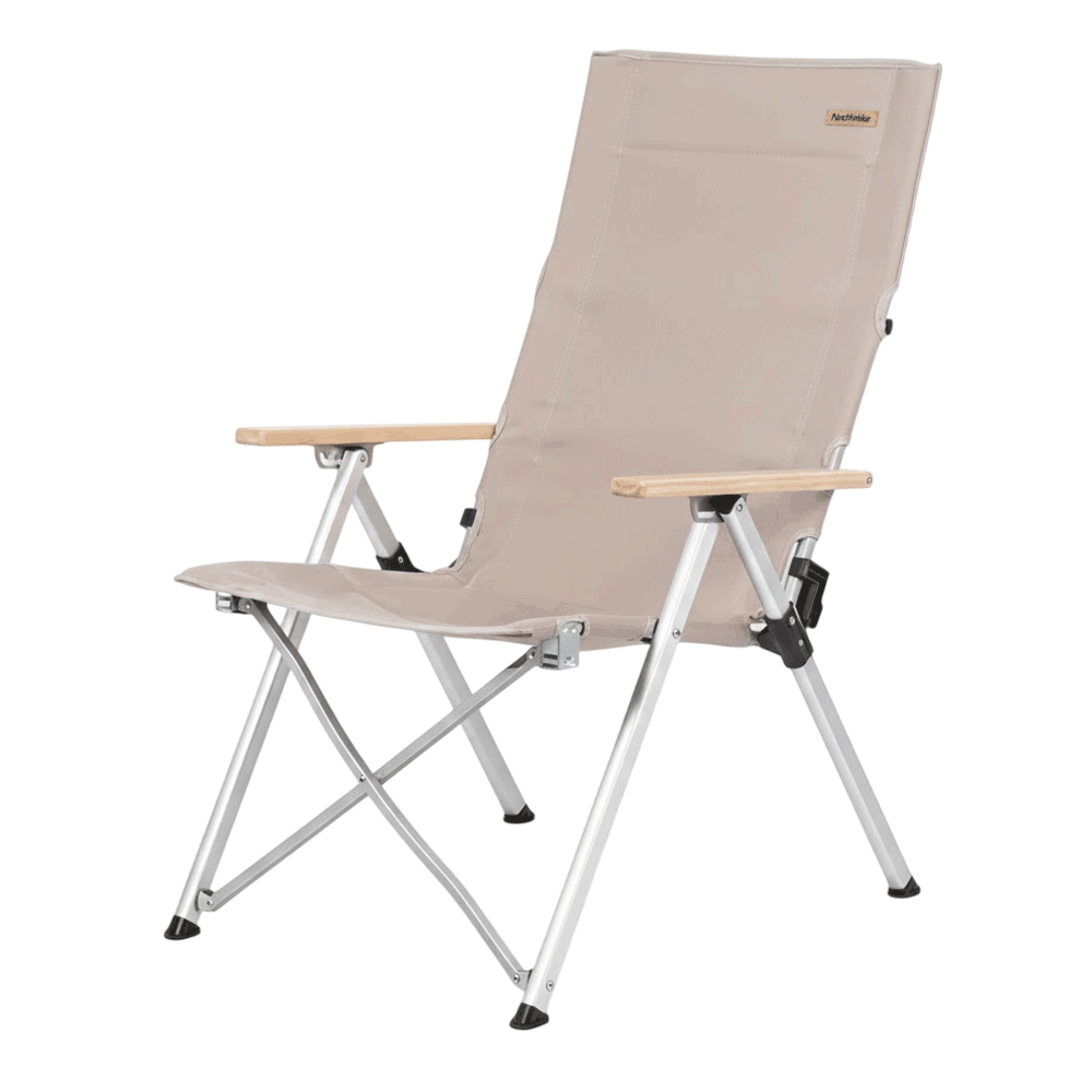 Naturehike Ty03 Tall Recliner Lying Chair - Khaki