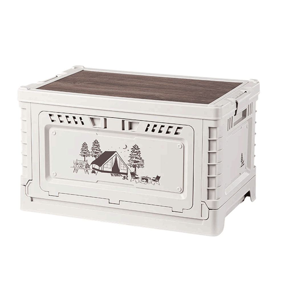 [KWP02403] Naturehike Ling Yue S Pp Folding Storage Box - Light Beige (25L + 5L)