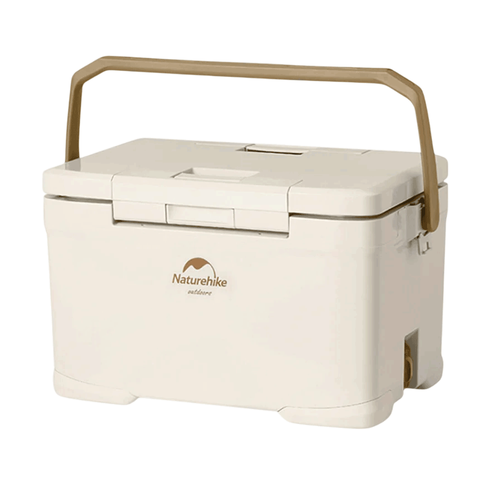 [KWP02391] Naturehike Lamando 24H Outdoor Antibacterial Cooler Box - Beige Grey (13L)