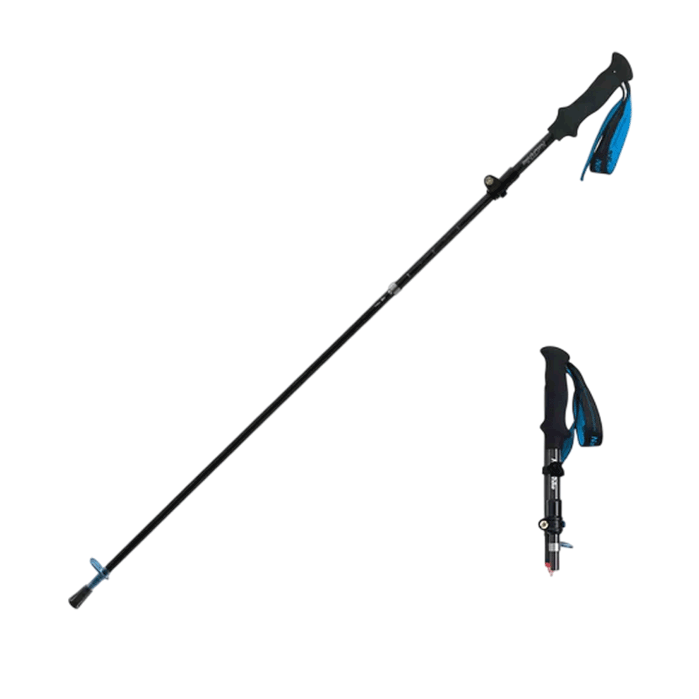 Naturehike St07 All Carbon 5-Node Folding Trekking Pole - Sky Blue (115-135Cm)