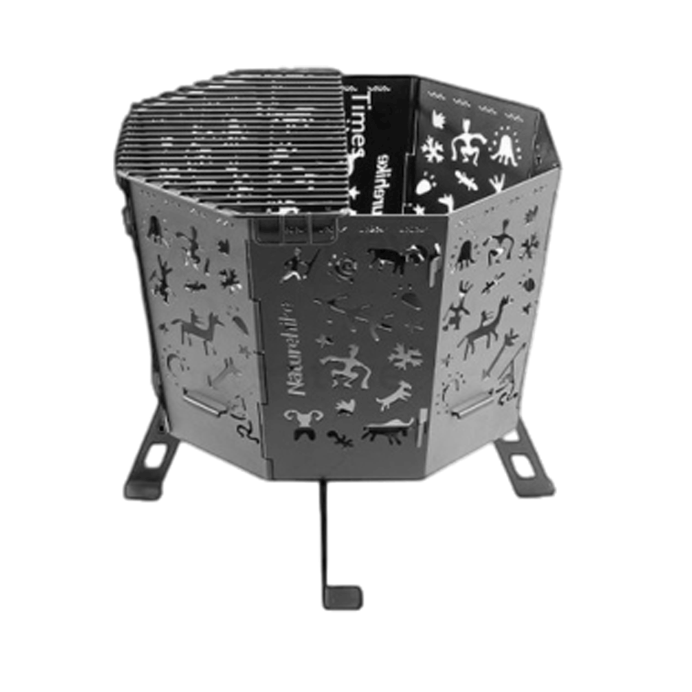 [KWP02357] Naturehike Totem Folding Fire Pit - Black (40*36.8*35)