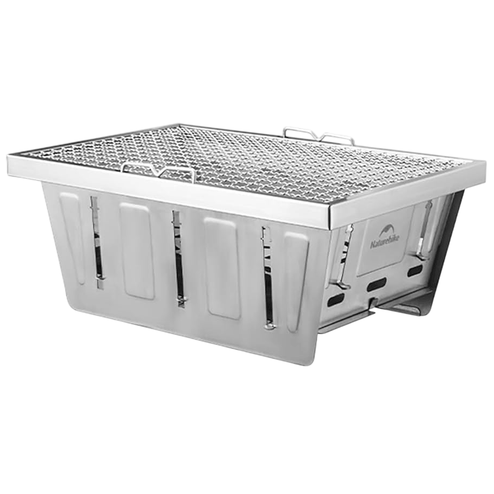 Naturehike Stainless Steel Folding Grill - Stainless Steel/Small