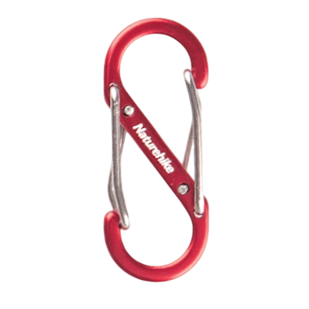 [KWP02316] Naturehike S Type Aluminum Alloy Hook - Red 1Pc (Large)