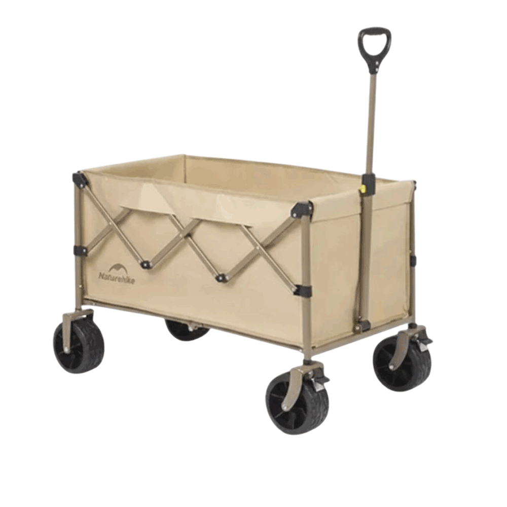 Naturehike Lightweight Folding Trolley - Linen Brown (100L)