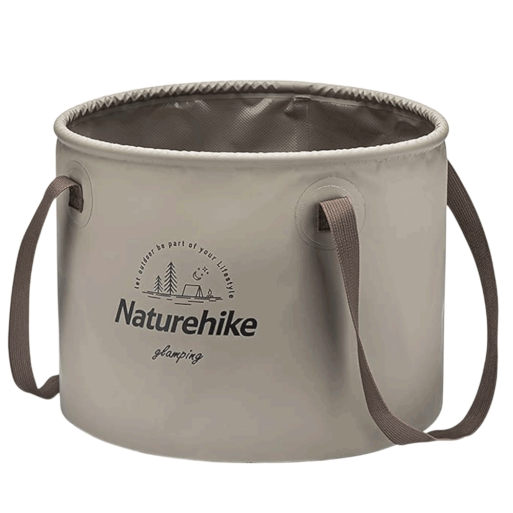 [KWP02395] Naturehike Foldable Round Bucket - Light Brown (20L)