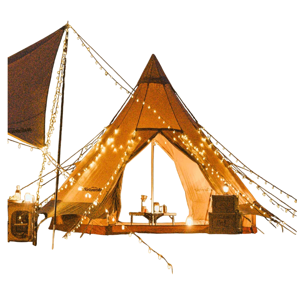 Naturehike Solar Pendant Rechargable Light Ball String - Warm Light (20M)