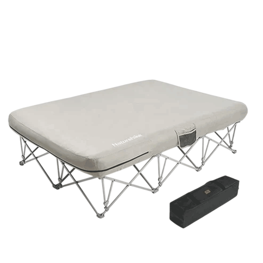 [KWP02273] Naturehike Xjc13 Outdoor Folding Bed Without Sleeping Pad - Gray Double(186*125*34)