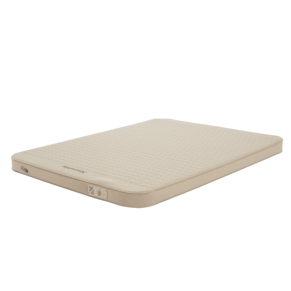 Naturehike Yugu C12 Comfort Automatic Inflatable Cushion With Inner Inflatable Pump - Beige Double (200*150*12)