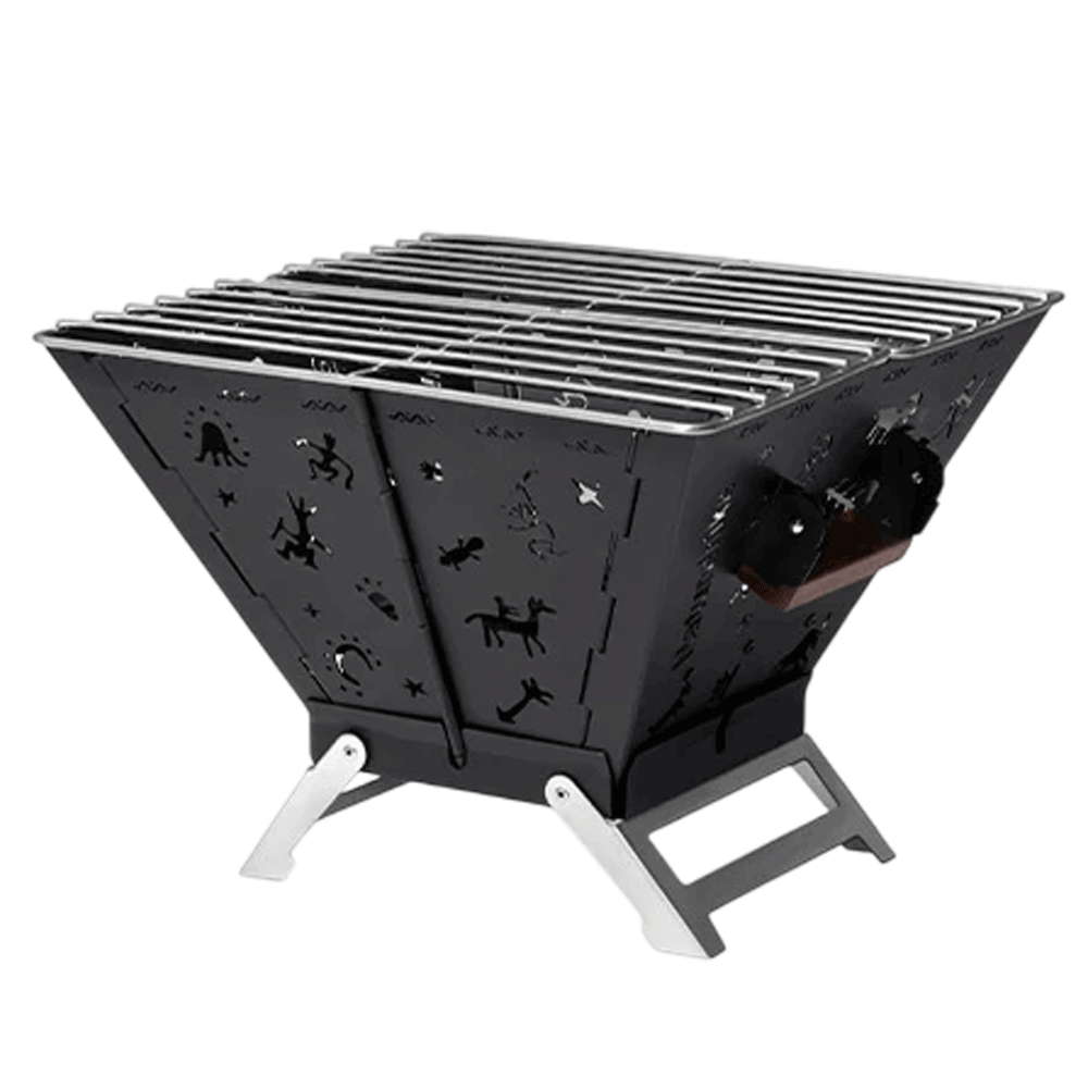 Naturehike Folding Fire Rack - Black (30*30*23)
