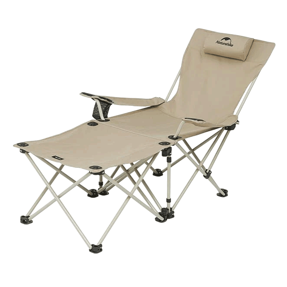 Naturehike T05J Recliner Chair With Table - Khaki