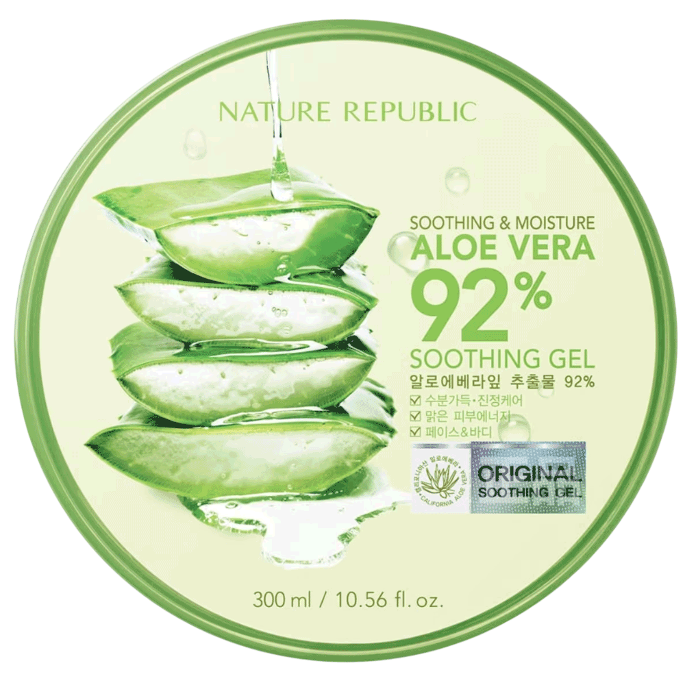 [KWP01338] NATURE REPUBLIC Soothing & Moisture Aloe Vera 92% Soothing Gel 300ml