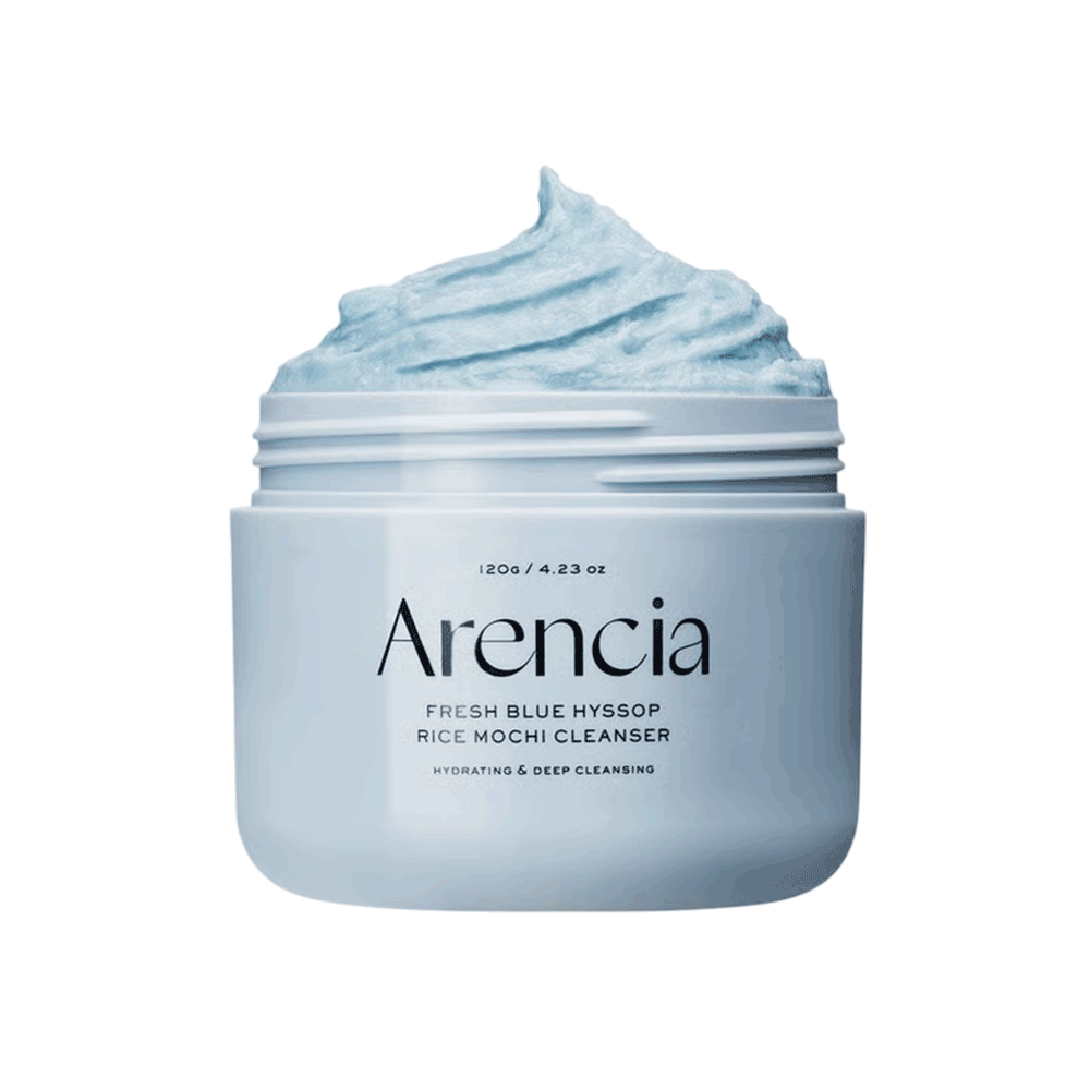 [KWP02446] Fresh Blue Hyssop Rice Mochi Cleanser 120G