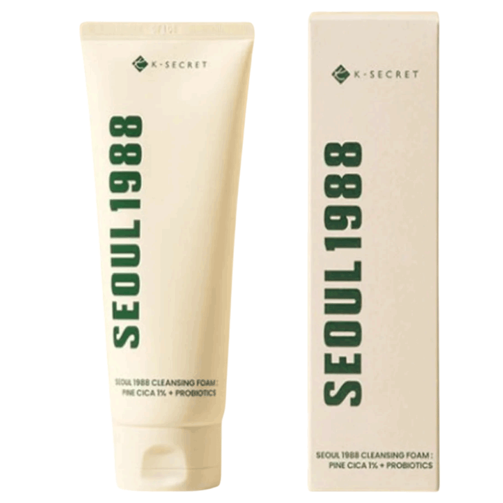 SEOUL 1988 cleansing Foam: Pine Cica 1% + Probiotics (150ml)