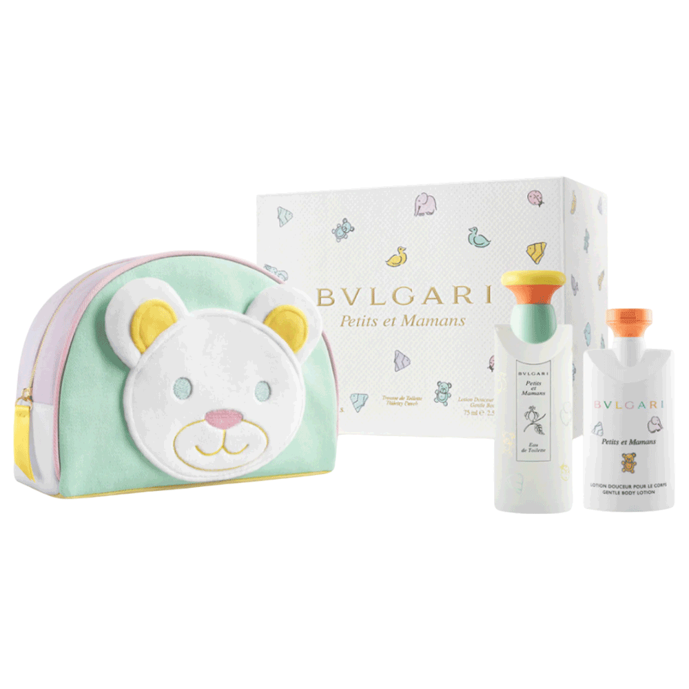 [KWP01497] Bvlgari Petits Mamans Edt-3Pc Set-W (100Ml+ 75Ml Body Lontion + Pouch)