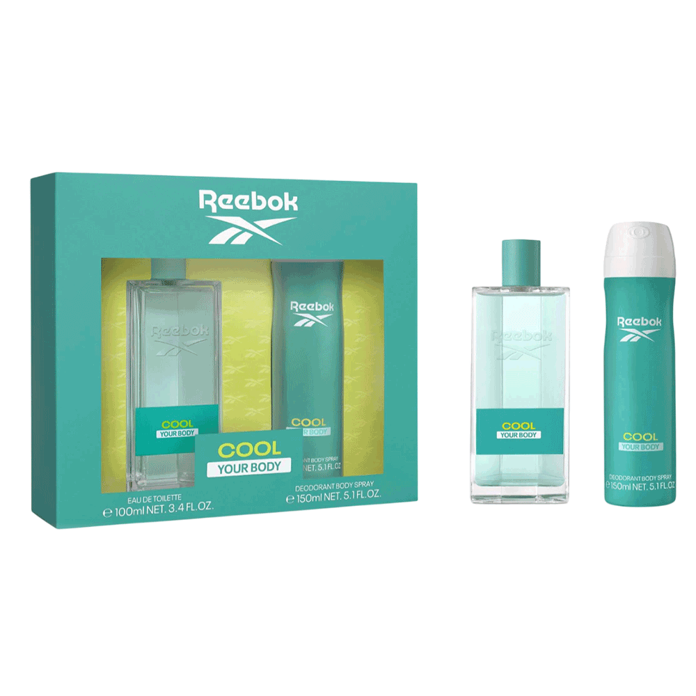 Reebok Cool Your Body 2Pc Set-W (Edt100Ml+150Ml Deodorant)