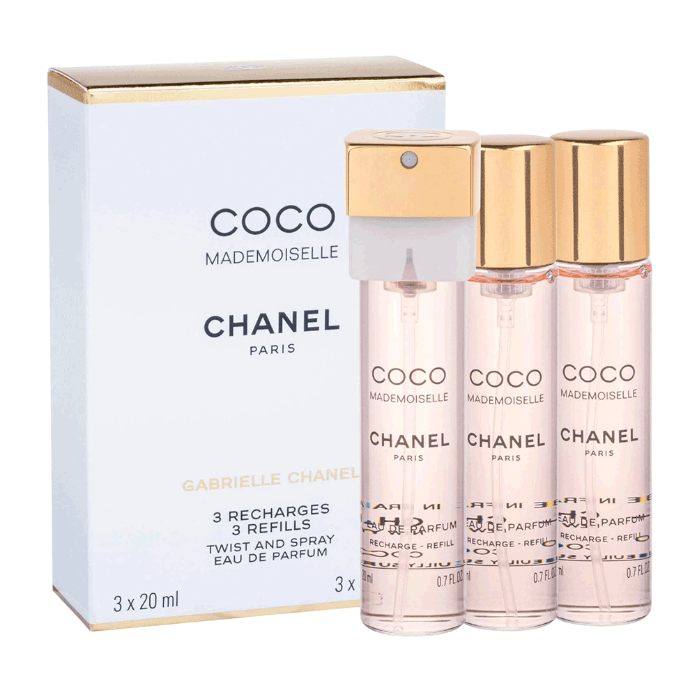 [KWP04036] Chanel Coco Mademoiselle Twist And Spray-Edp- 3 X 20Ml-W