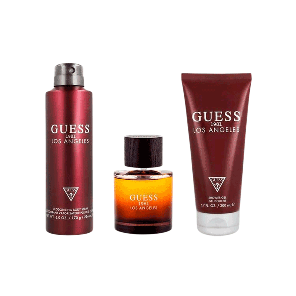[KWP04149] Guess 1981 Los Angeles 3Pc Set-M (Edt100Ml+200Sg+226Ml+Deodo