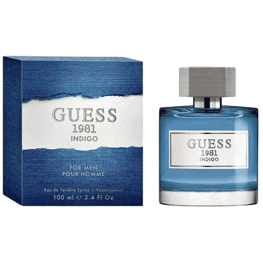 Guess 1981 Indigo For Men Edt 100 Ml Spray