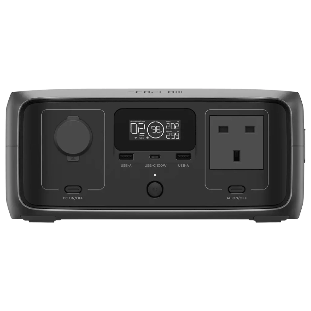 Ecoflow River 3 (10Msups) Portable Power Station (245Wh / 300W) Surge 600W