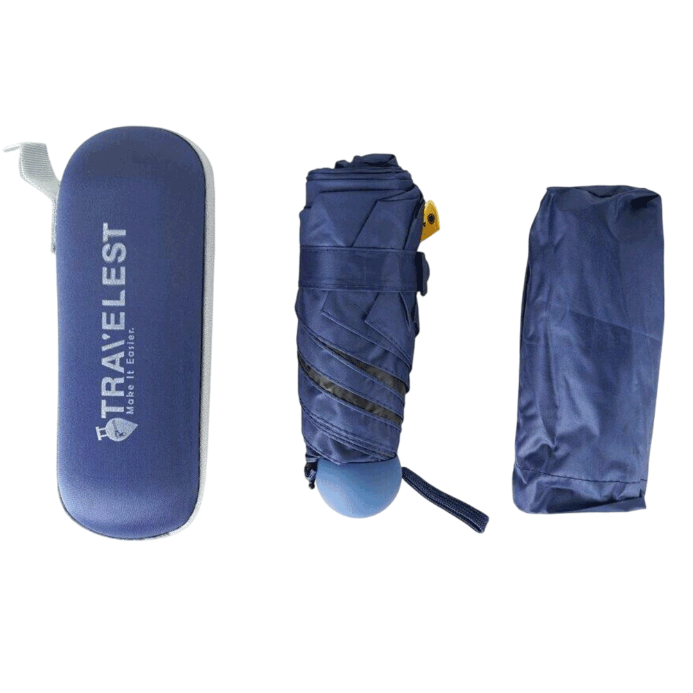 Travelest Mini Umbrella With Pouch - Old Barcode 7340446635859
