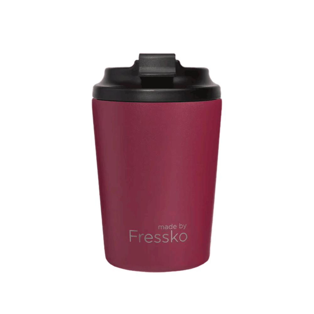 Fressko Bino 227Ml / 8Oz Cup - Stainless Steel - Rouge
